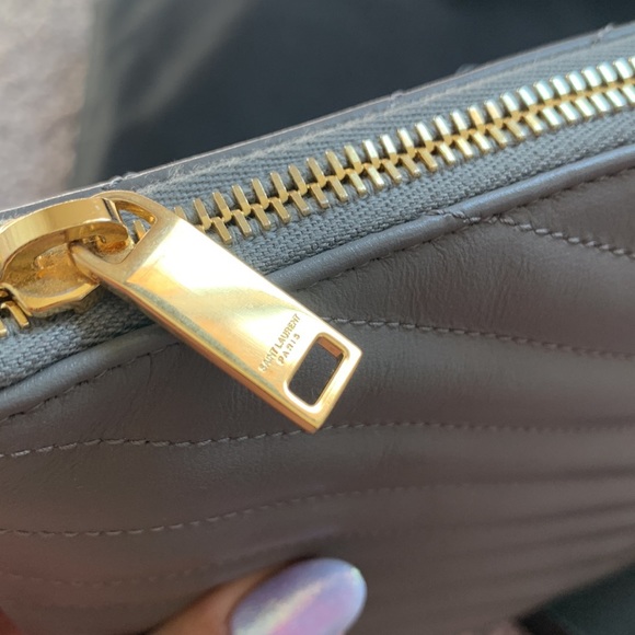 YSL POUCH MONO NEW JOLIE FOG - Picture 3 of 7